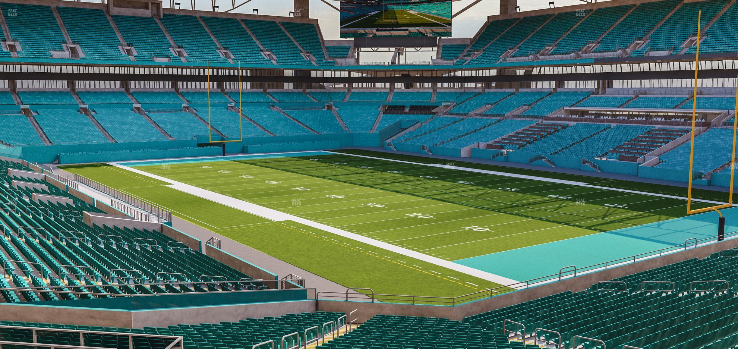 Seating view for Hard Rock Stadium Section 210