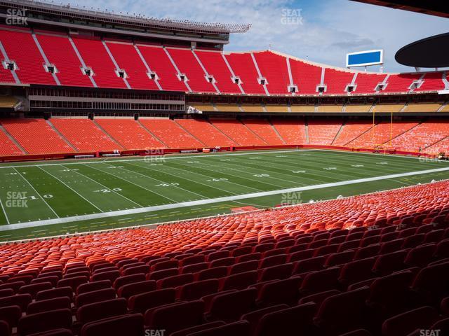 Seating view for GEHA Field at Arrowhead Stadium Section Ada 104