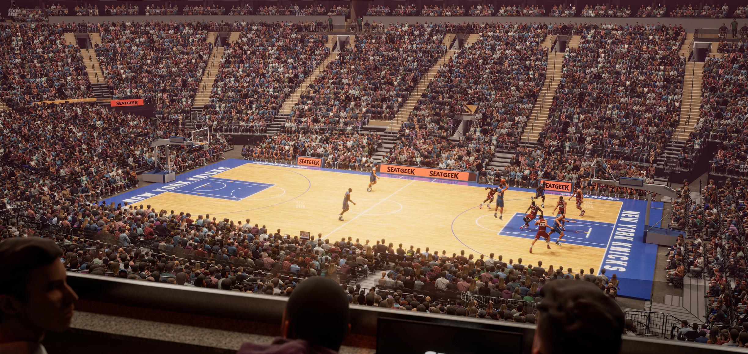 Seating view for Madison Square Garden Section Lexus Level Suite 17