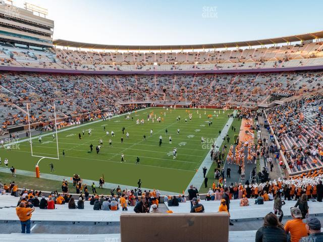 Seating view for Neyland Stadium Section J