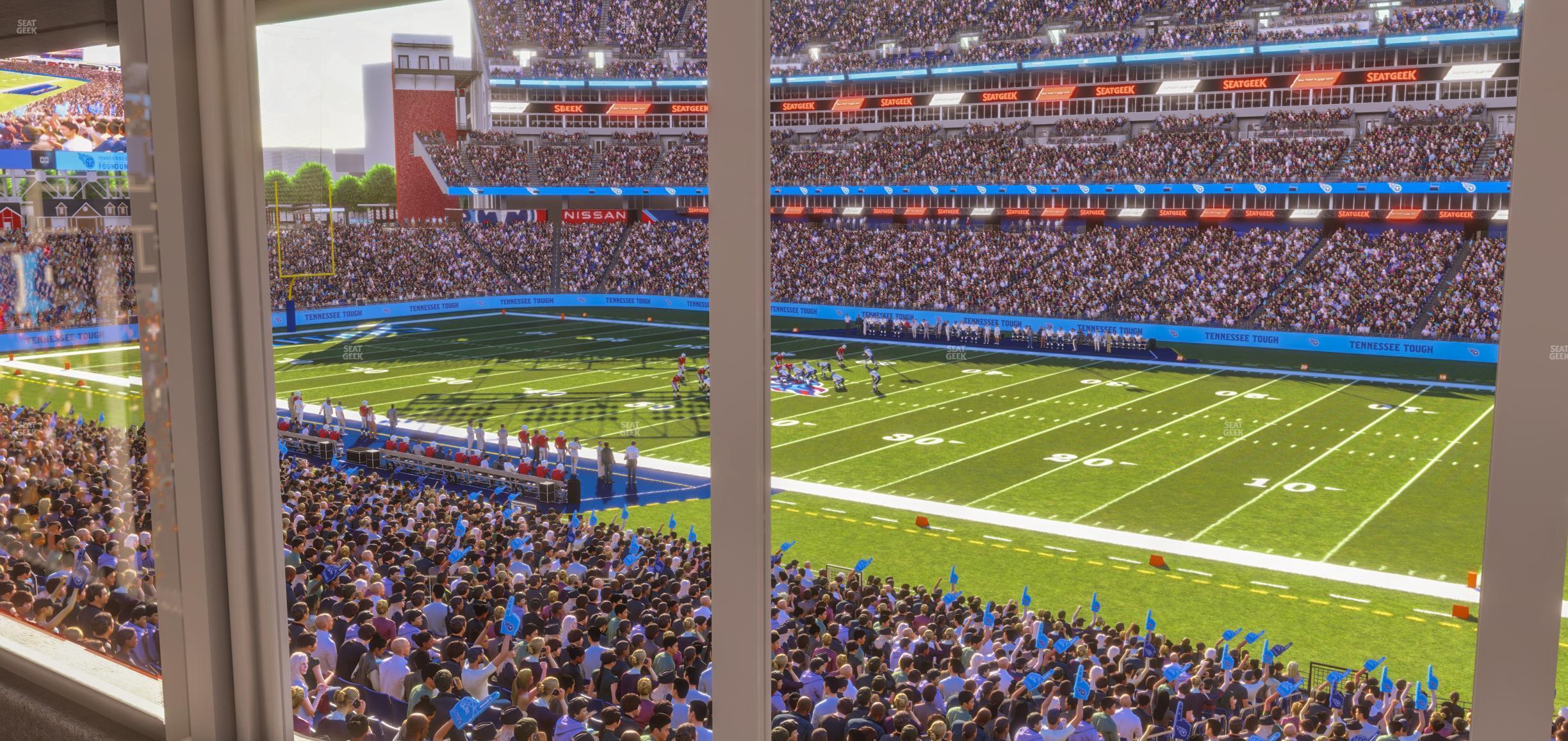 Seating view for Nissan Stadium Section Suite 4 E