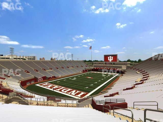 Seating view for Memorial Stadium - Indiana Section 13