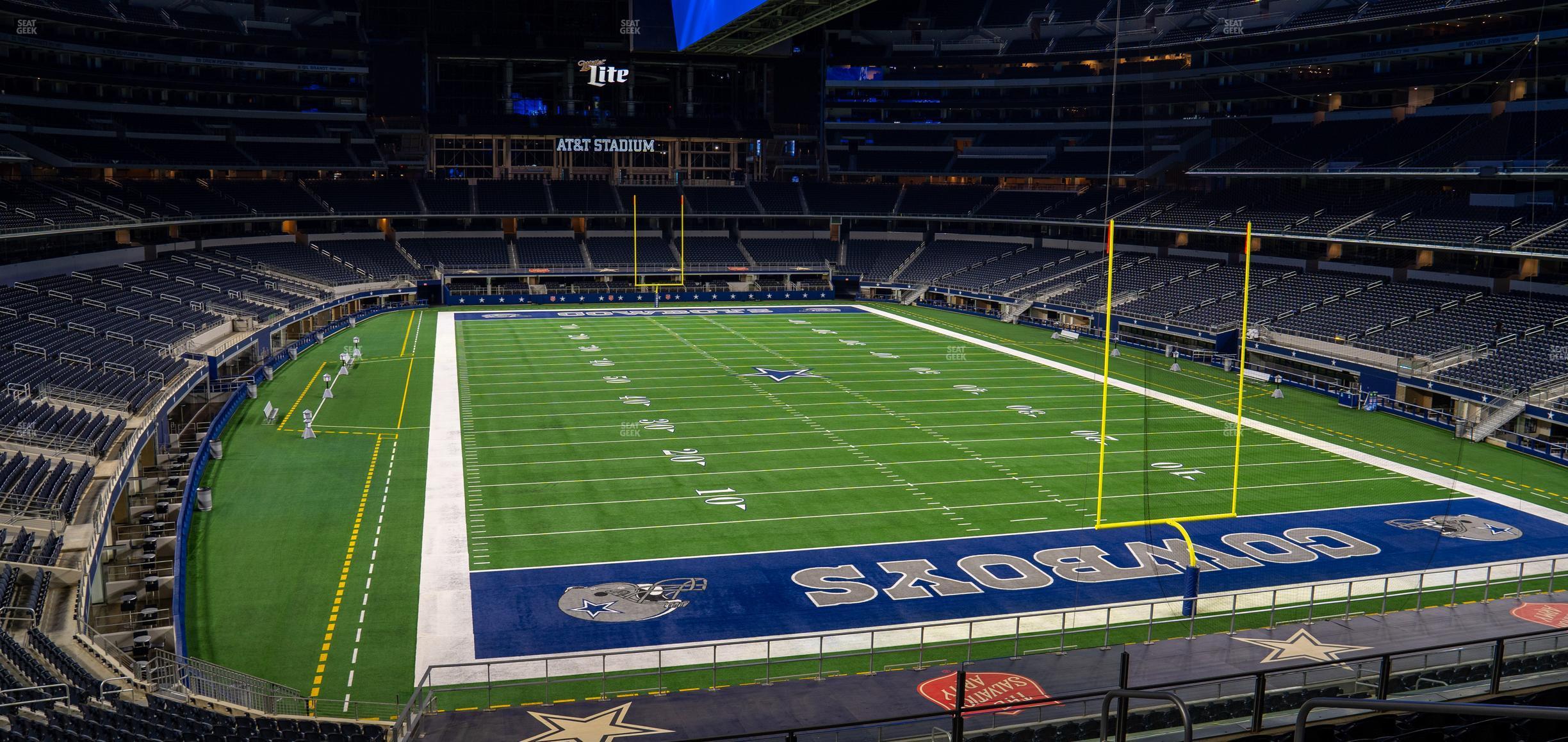 Seating view for AT&T Stadium Section 250