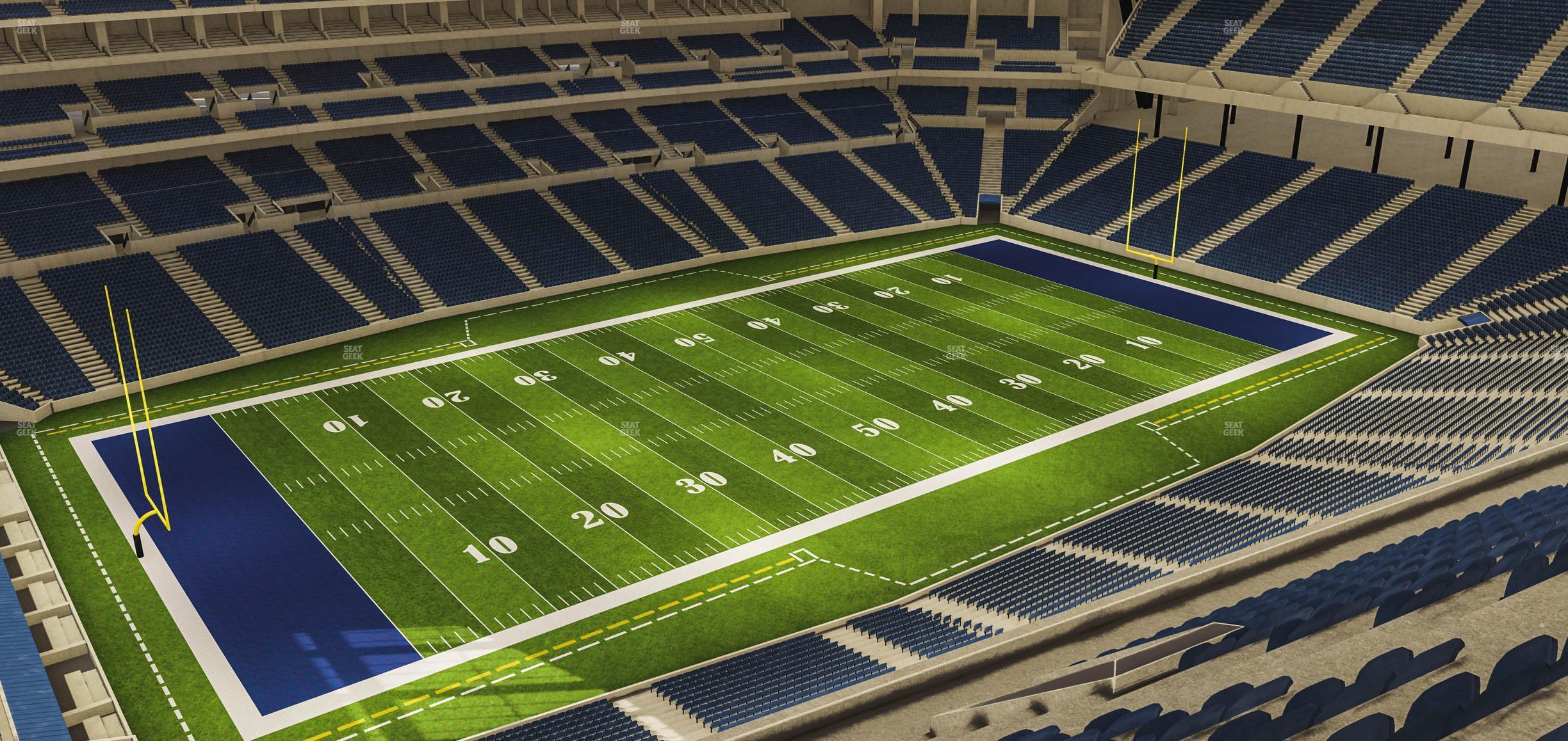 Seating view for Lucas Oil Stadium Section 618