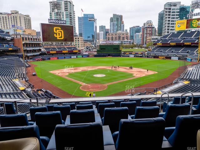 Seating view for Petco Park Section The Gallagher Chairmans Club A