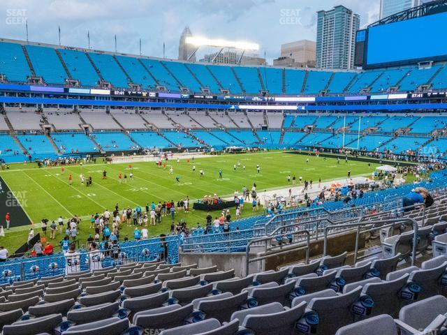 Seating view for Bank of America Stadium Section 348