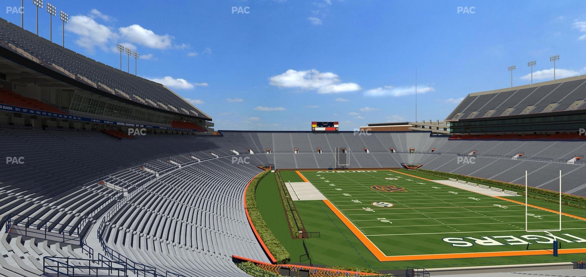 Seating view for Jordan-Hare Stadium Section 14