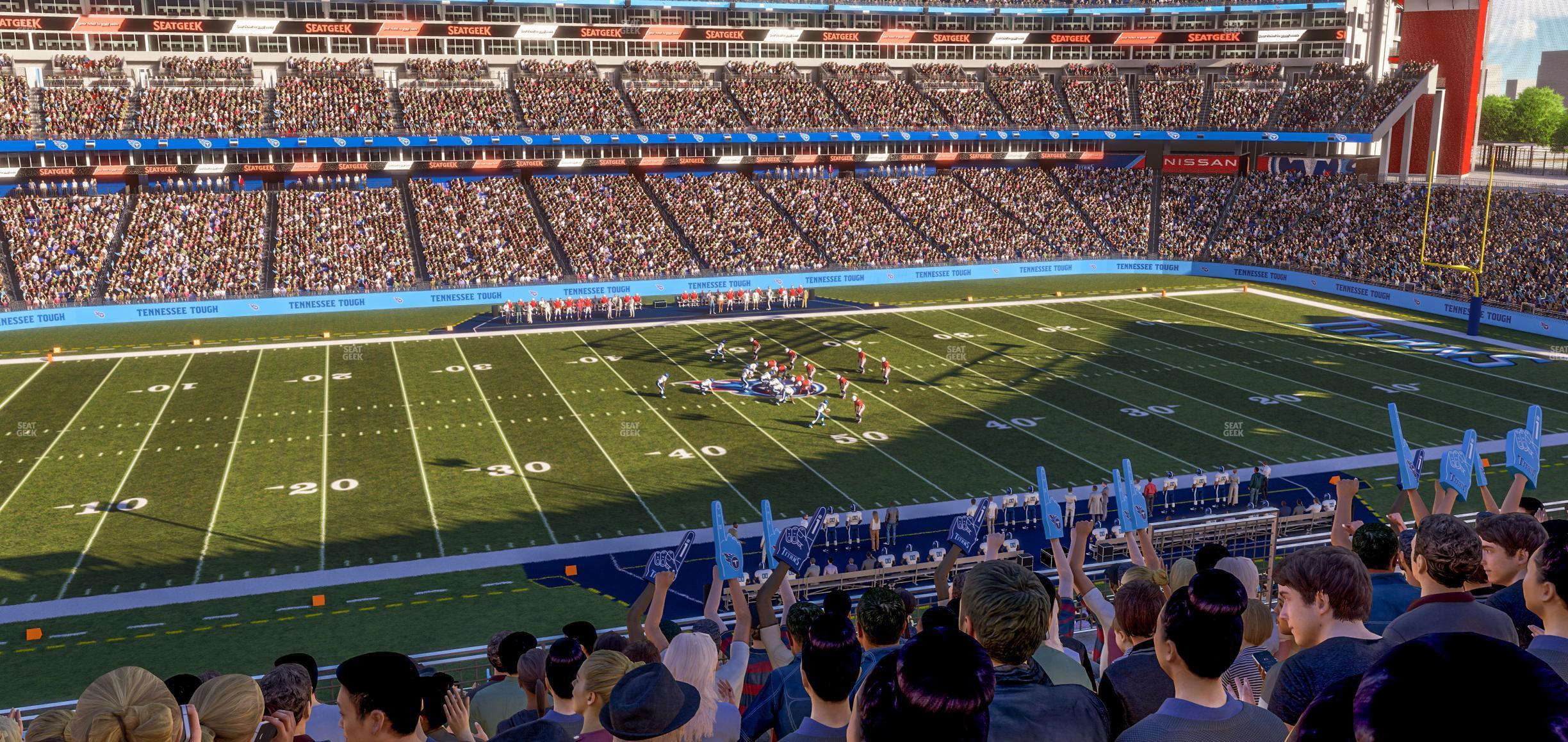 Seating view for Nissan Stadium Section 237