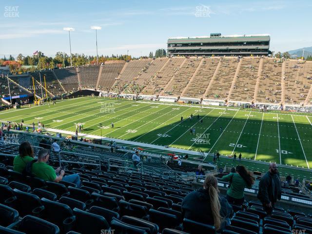 Seating view for Autzen Stadium Section 28 Public Reserve