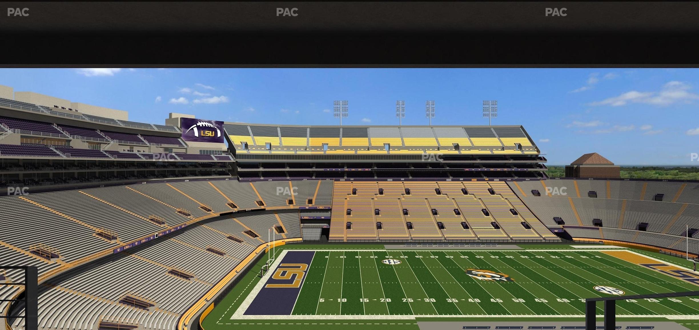 Seating view for Tiger Stadium Section Suite 221