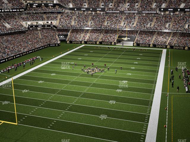 Seating view for Caesars Superdome Section 650