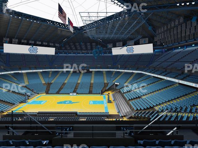 Seating view for Dean Smith Center Section 210