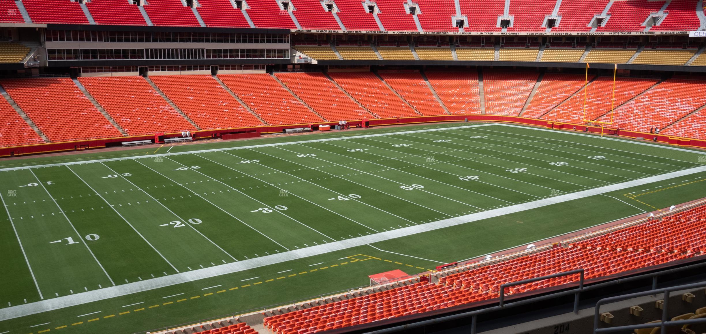 Seating view for GEHA Field at Arrowhead Stadium Section 205