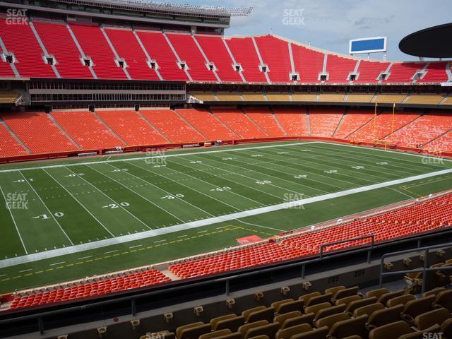 Seating view for GEHA Field at Arrowhead Stadium Section 205