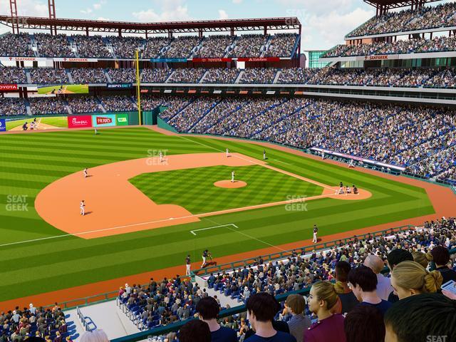 Seating view for Citizens Bank Park Section 230