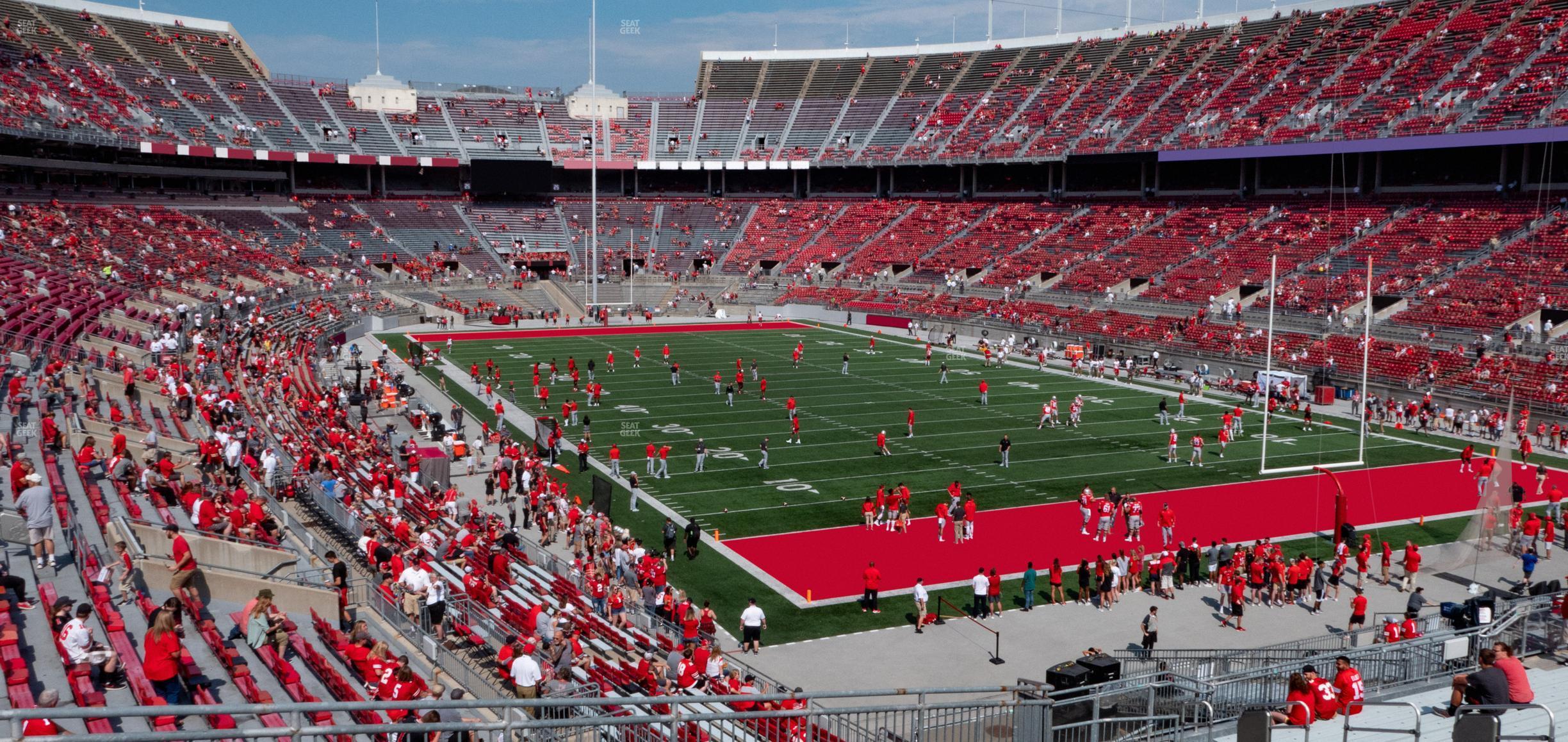 Seating view for Ohio Stadium Section 33 A