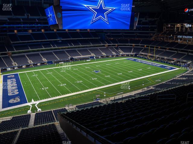 Seating view for AT&T Stadium Section Silver Suite 408