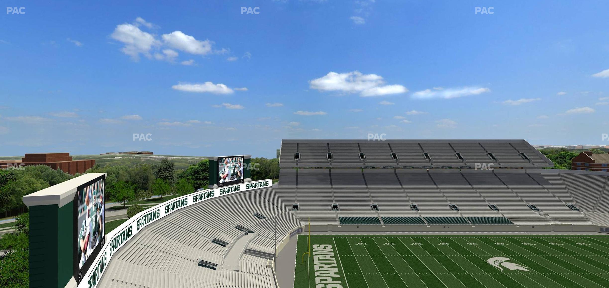 Seating view for Spartan Stadium (Michigan) Section 127