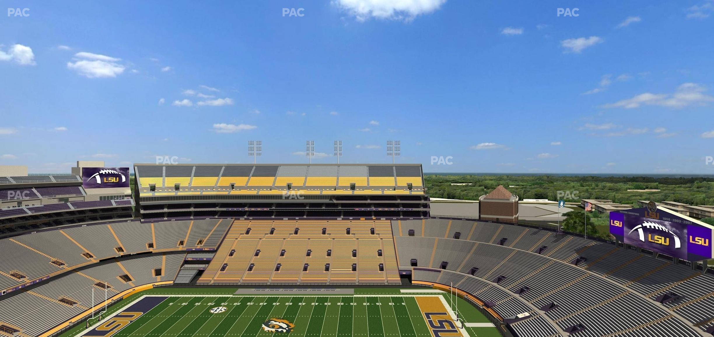 Seating view for Tiger Stadium Section 633