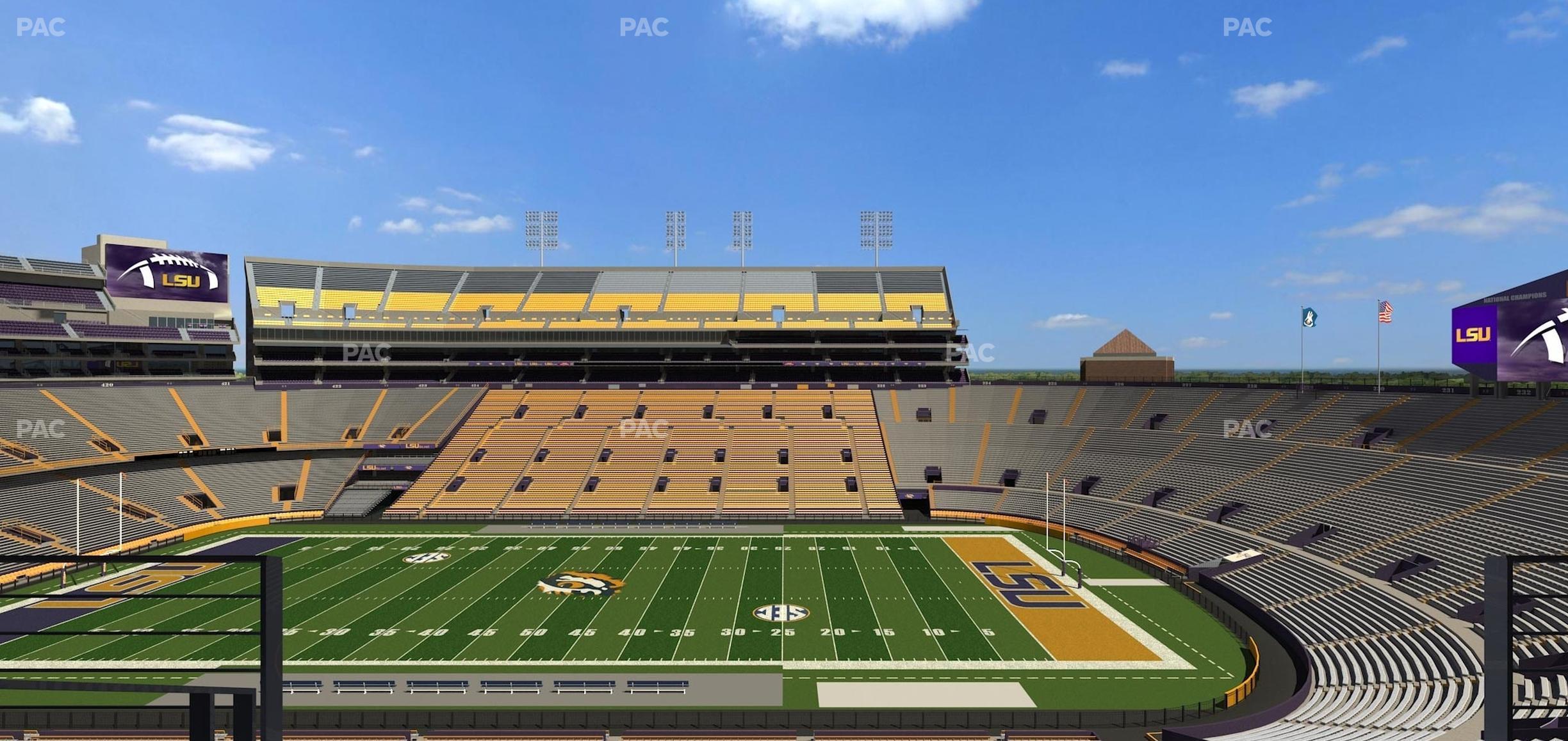 Seating view for Tiger Stadium Section Suite 109