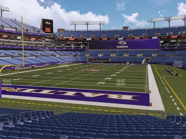 Seating view for M&T Bank Stadium Section 138