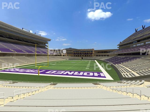 Seating view for Amon G. Carter Stadium Section 113