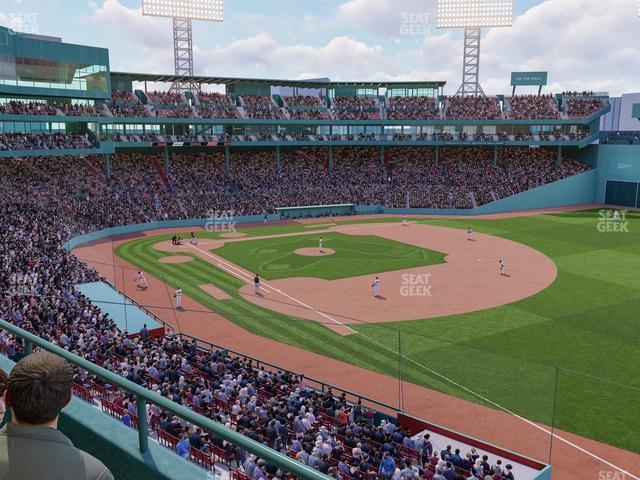 Seating view for Fenway Park Section Dell Technologies Suite R 21