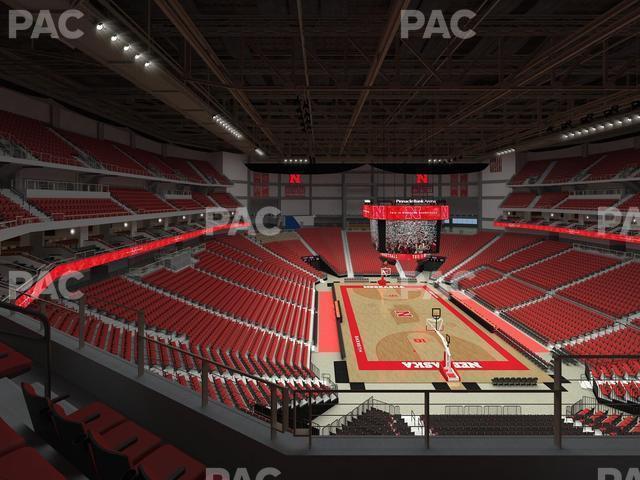 Seating view for Pinnacle Bank Arena Section 213