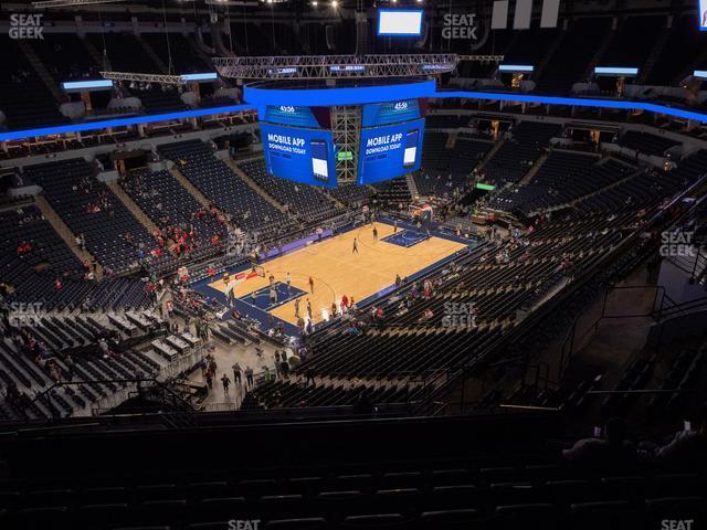 Seating view for Target Center Section 216