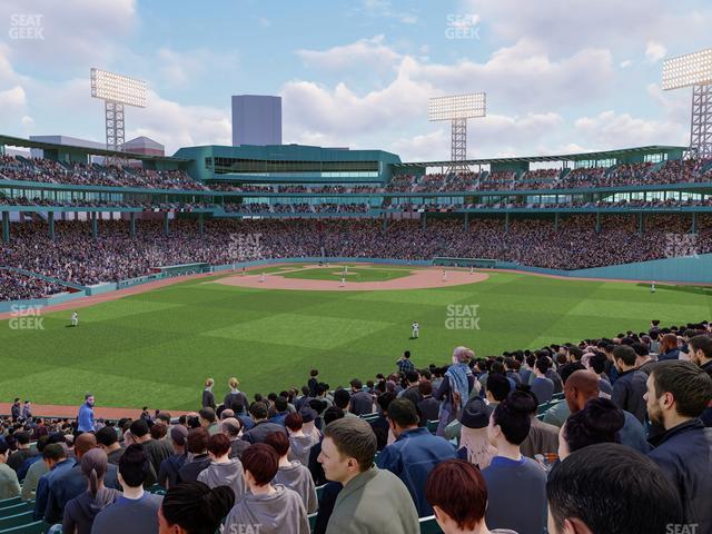 Seating view for Fenway Park Section Bleacher 38