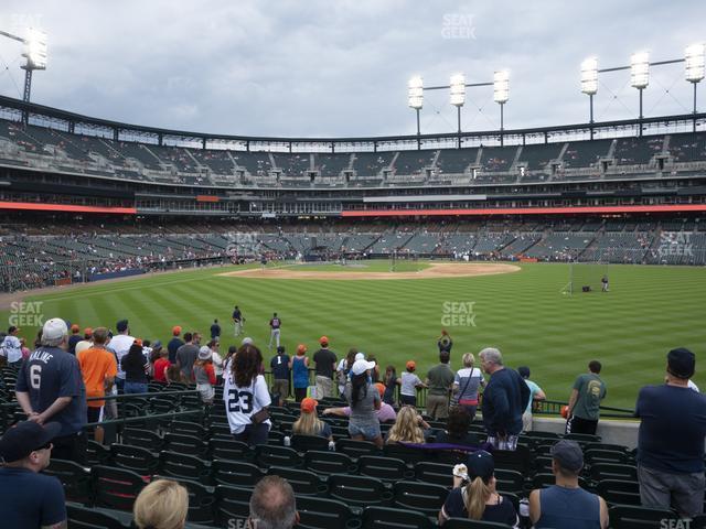 Seating view for Comerica Park Section 103