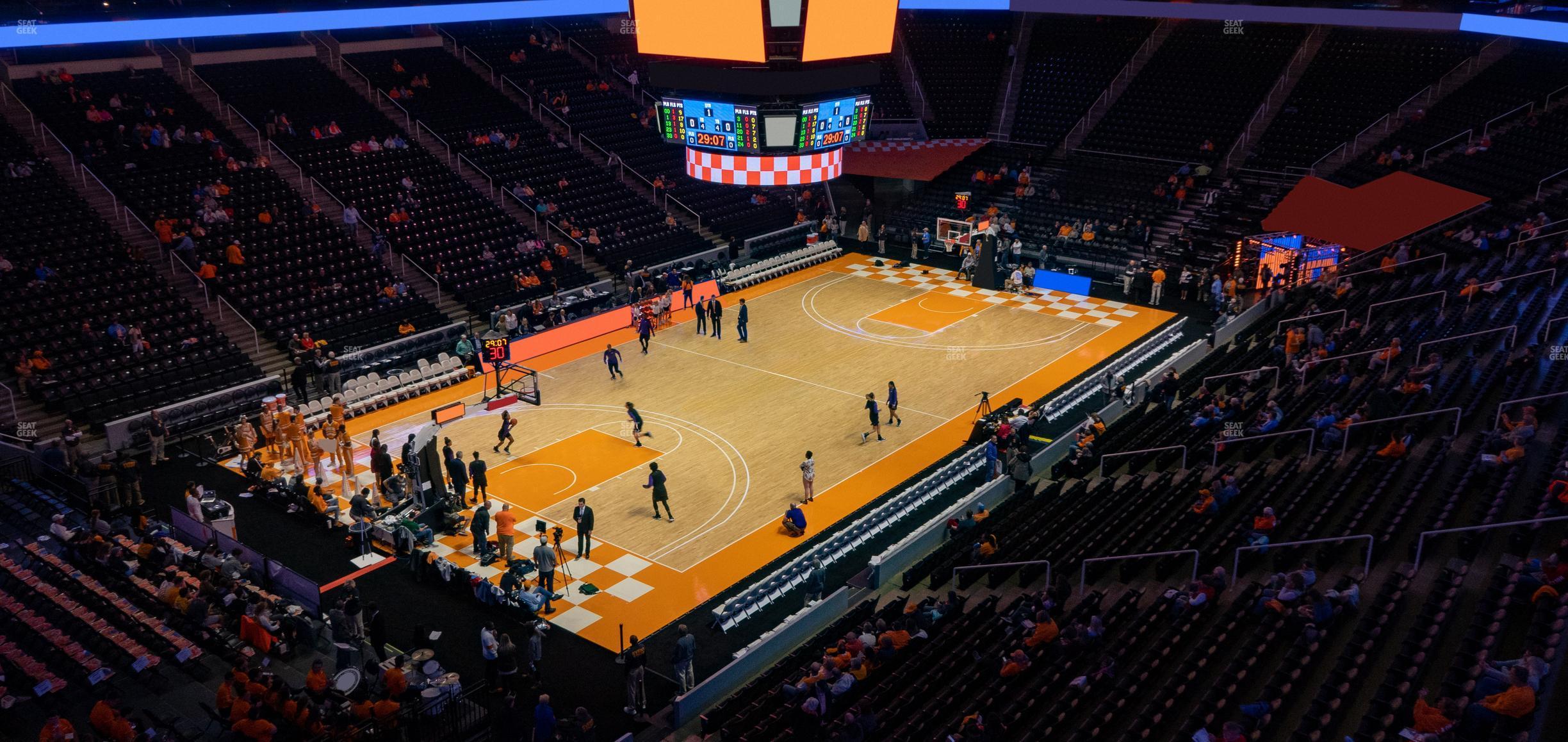 Seating view for Thompson-Boling Arena at Food City Center Section 325