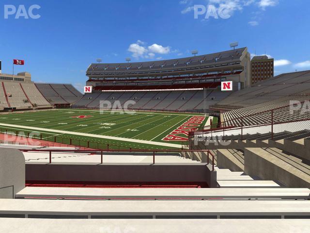 Seating view for Memorial Stadium Nebraska Section 21