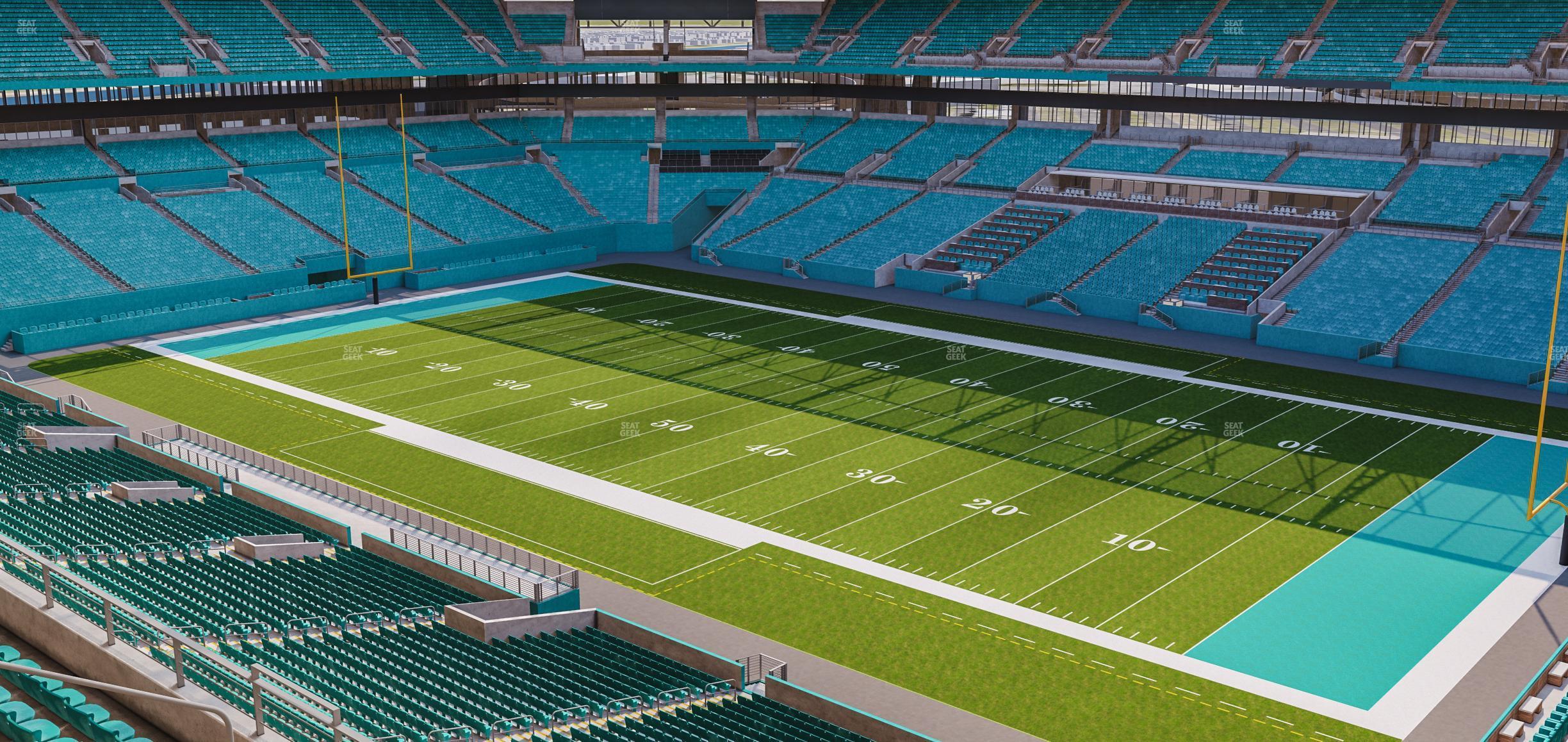 Seating view for Hard Rock Stadium Section 312