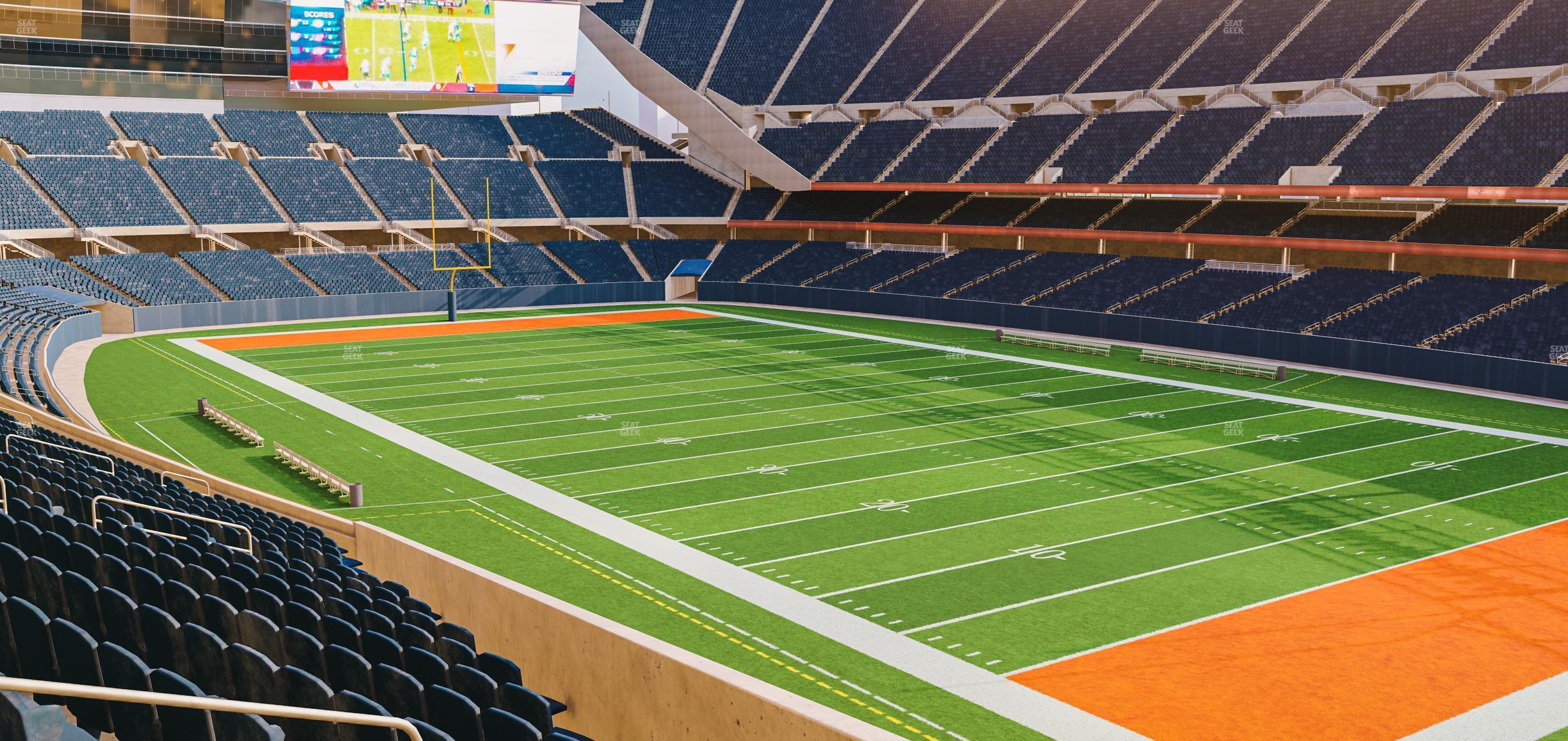 Seating view for Soldier Field Section 202 Club