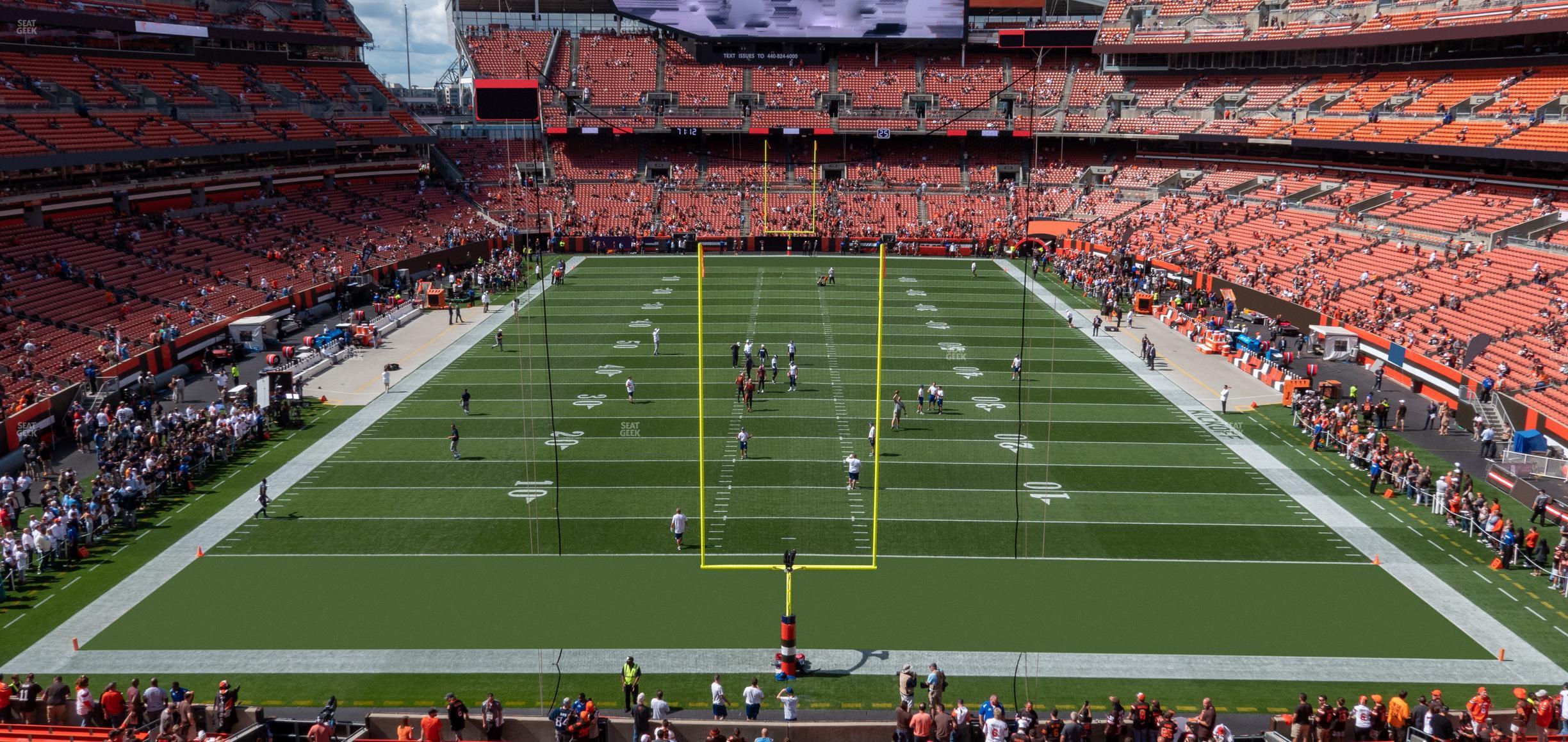 Seating view for Huntington Bank Field Section 320