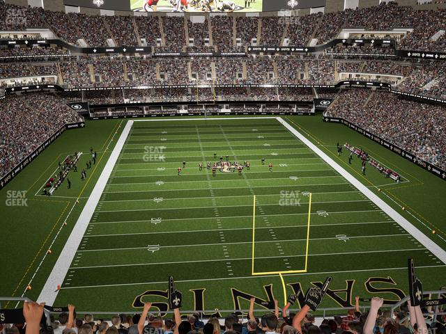 Seating view for Caesars Superdome Section 628