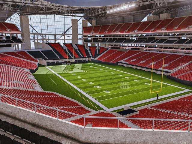 Seating view for Mercedes-Benz Stadium Section 228