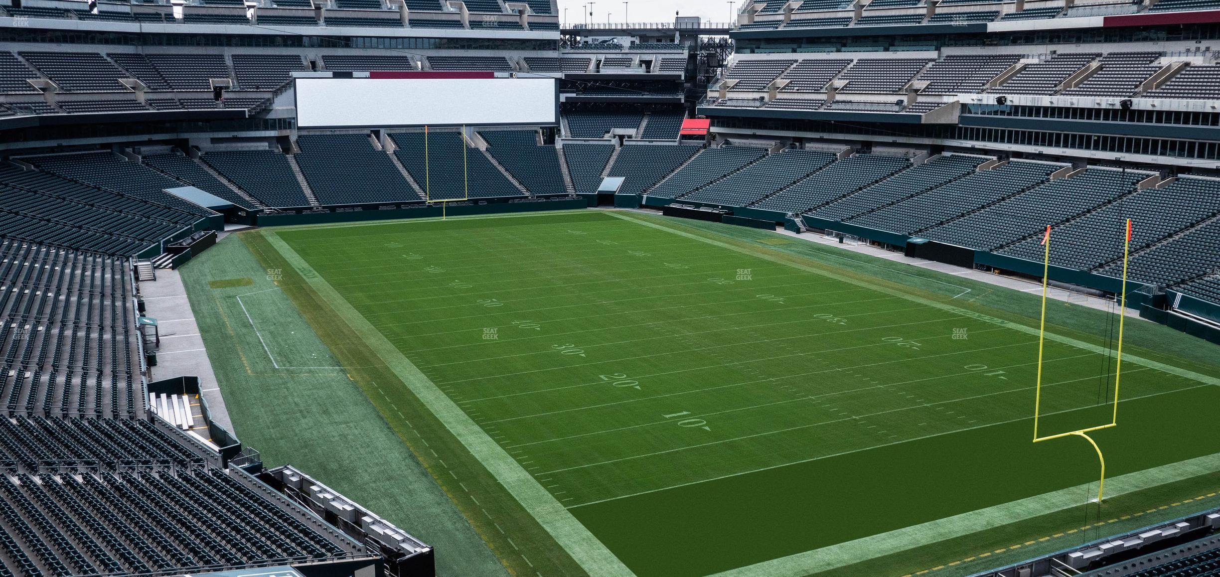 Seating view for Lincoln Financial Field Section Northeast Terrace 3