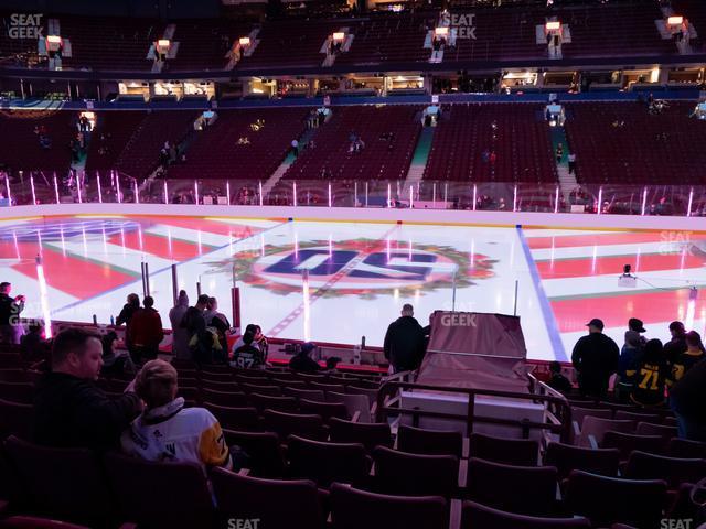 Seating view for Rogers Arena Section 117