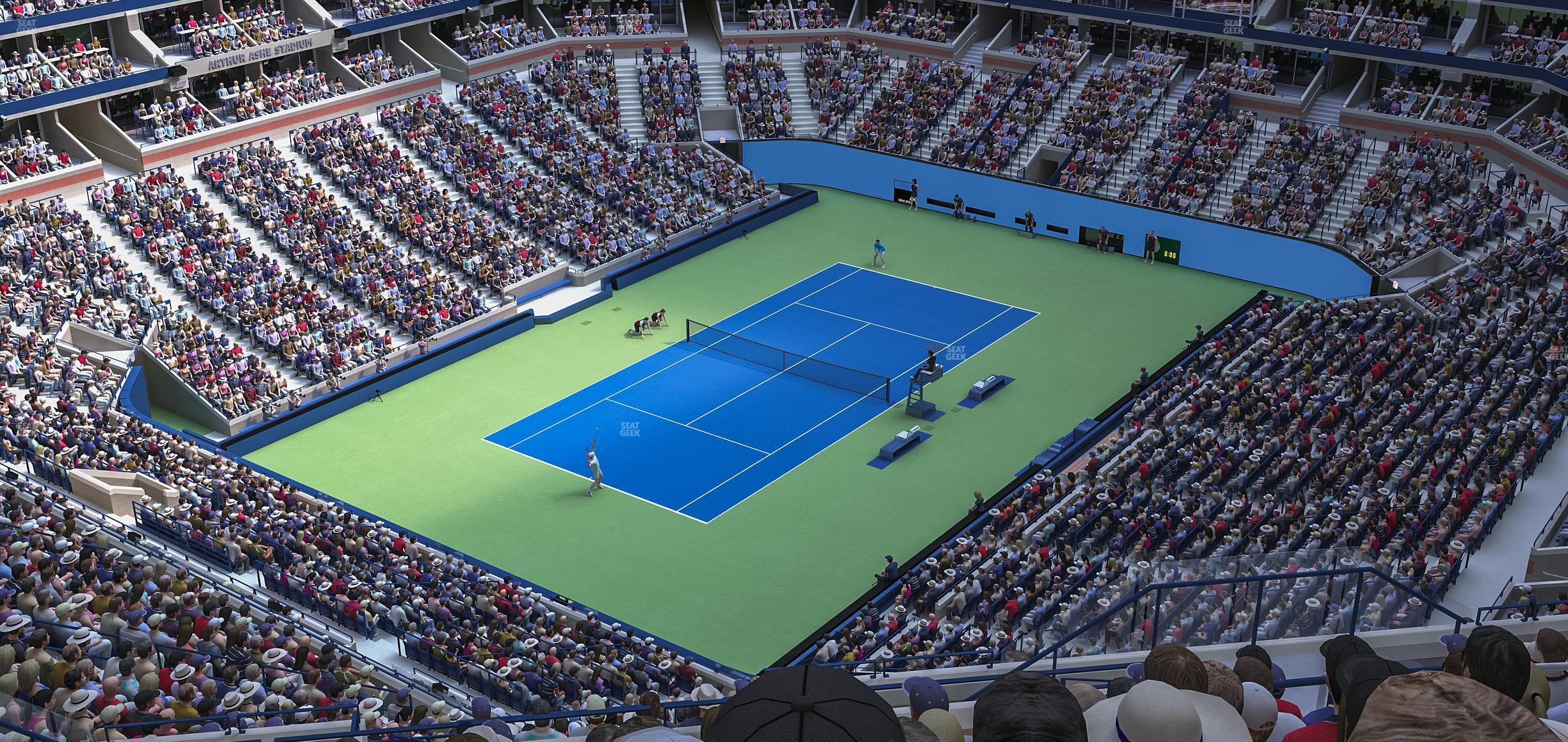 Seating view for Arthur Ashe Stadium Section 325