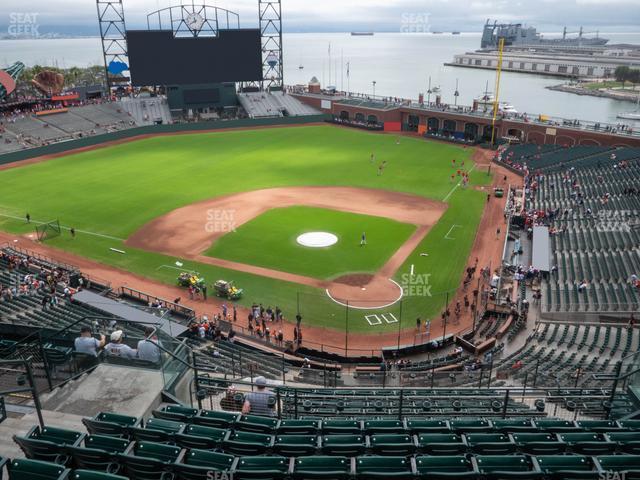 Seating view for Oracle Park Section View Reserved 318