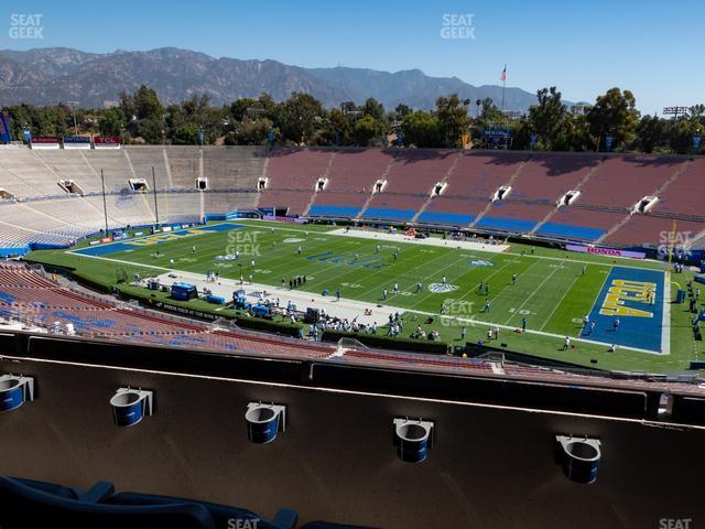 Seating view for Rose Bowl Stadium Section Club 104