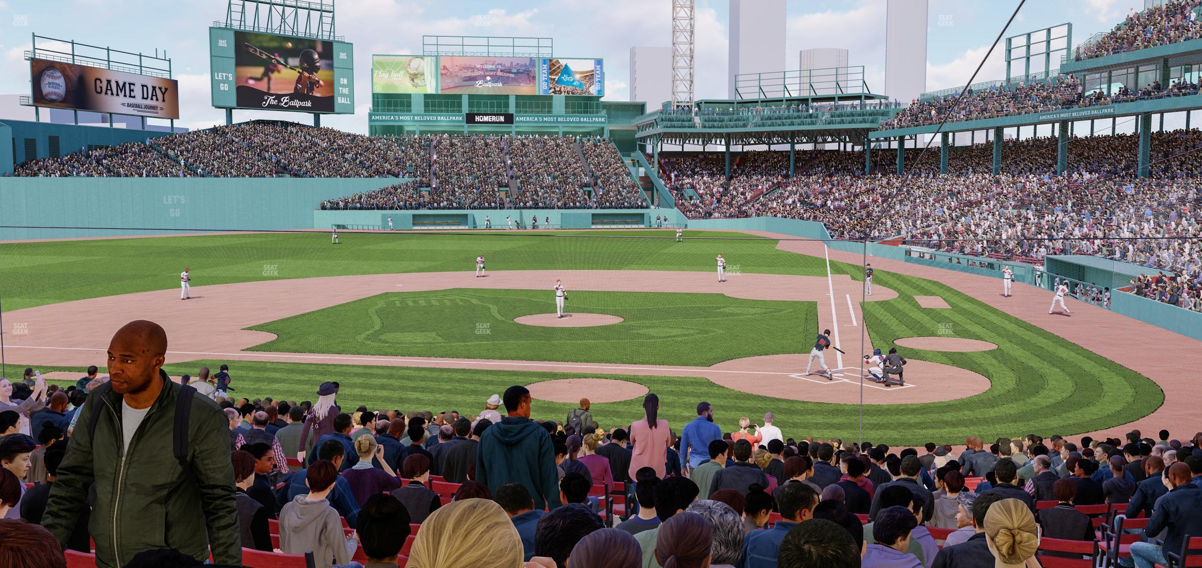 Seating view for Fenway Park Section Loge Box 138