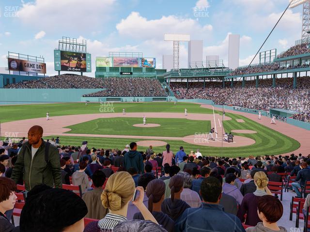 Seating view for Fenway Park Section Loge Box 138