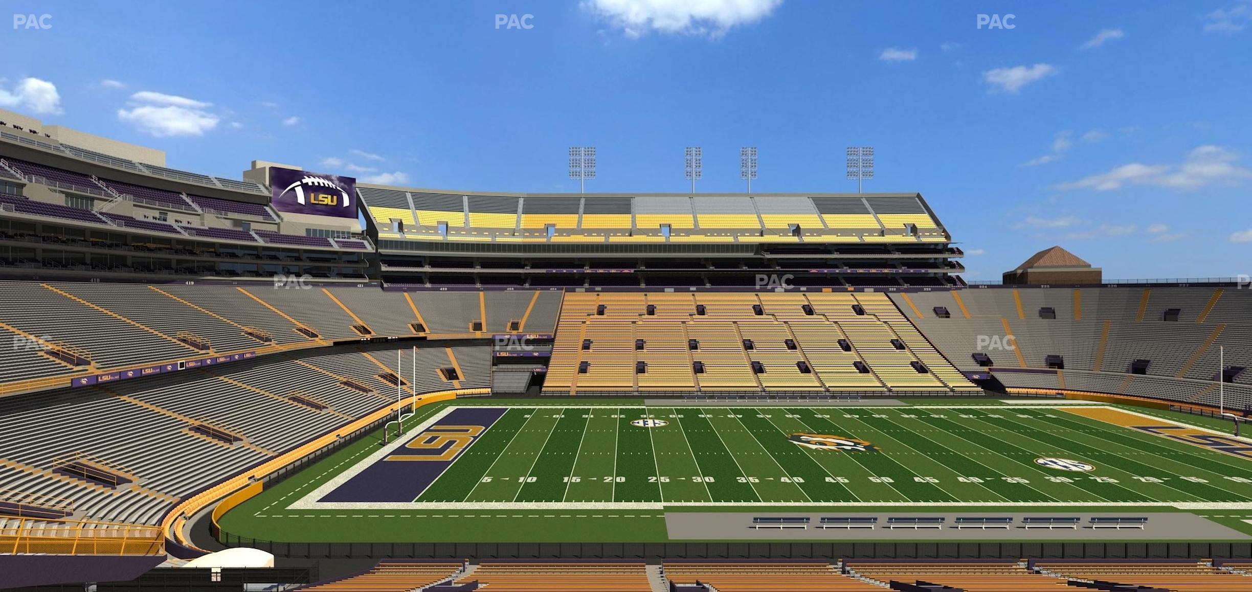 Seating view for Tiger Stadium Section 305