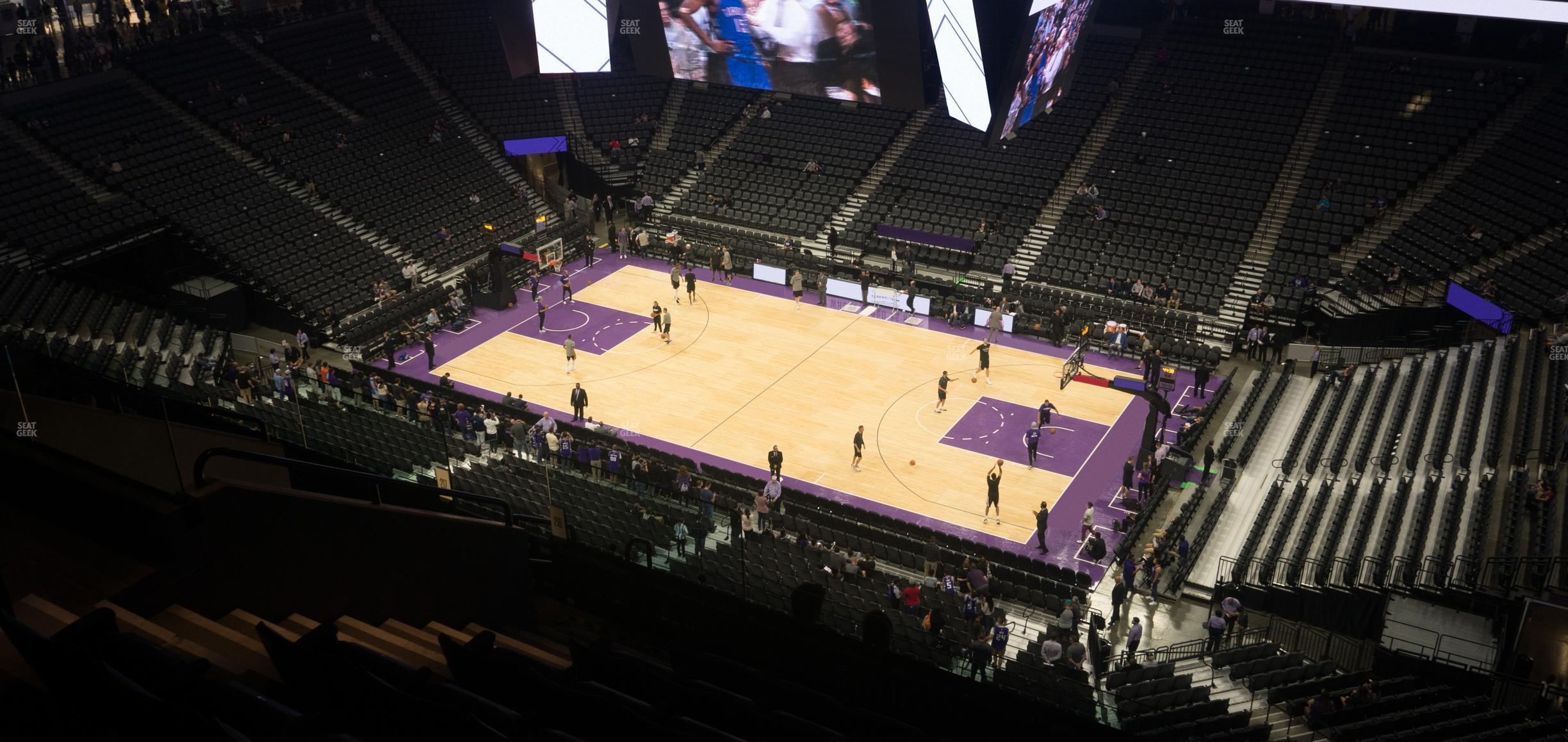 Seating view for Golden 1 Center Section 216