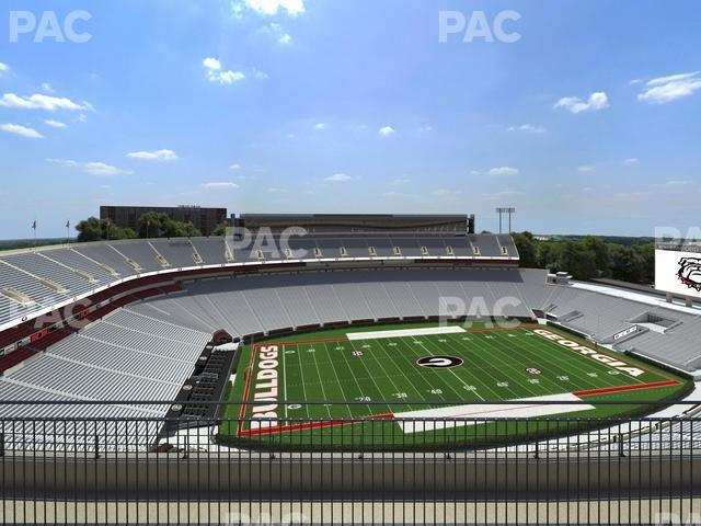 Seating view for Sanford Stadium Section 610