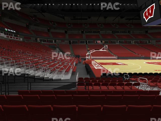 Seating view for Kohl Center Section 110