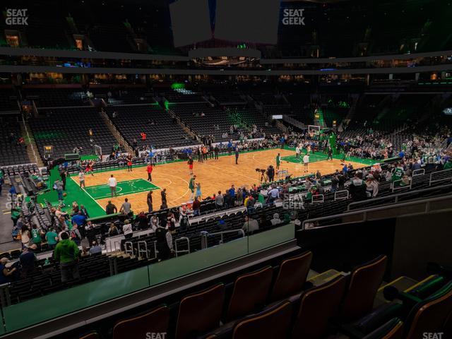 Seating view for TD Garden Section Club 115